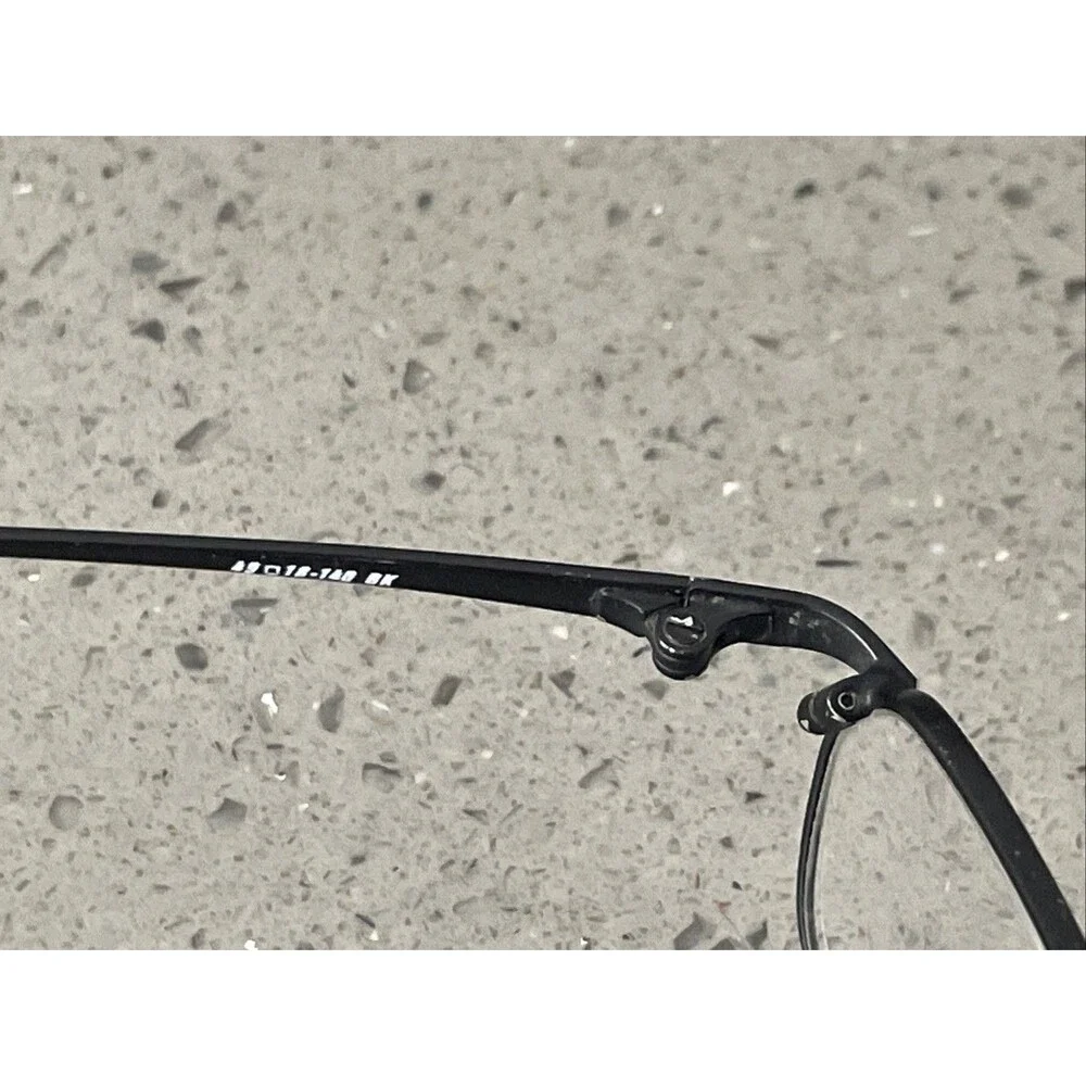 TIMEX TMX WARP Black Rectangular Eyeglasses Frames ONLY 49-18 140 READ Full Rim